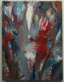 Målningen  av Tex Berg 2011