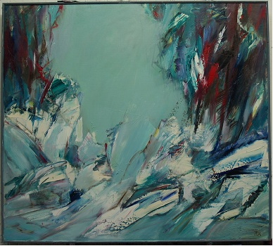 Målningen  av Tex Berg 2011